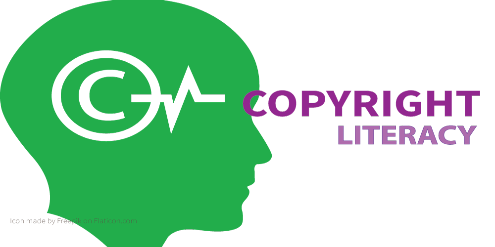 Copyright Literacy. Icon by Freepik at Flaticon.com