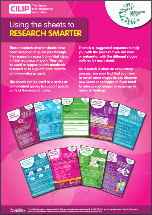 Research Smarter introductory sheet