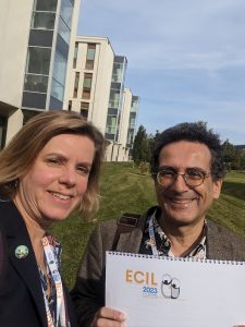 Jane and Stephane at ECIL 2023