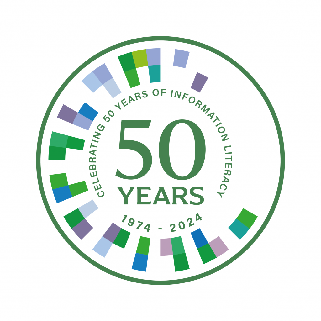 50 years of Information Literacy logo