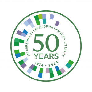 50 Years of Information Literacy logo